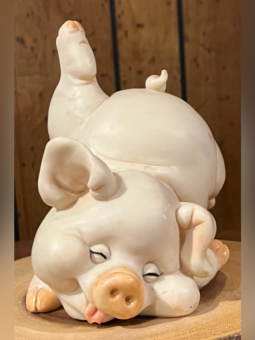 Vintage Piggy Bank ht 7”